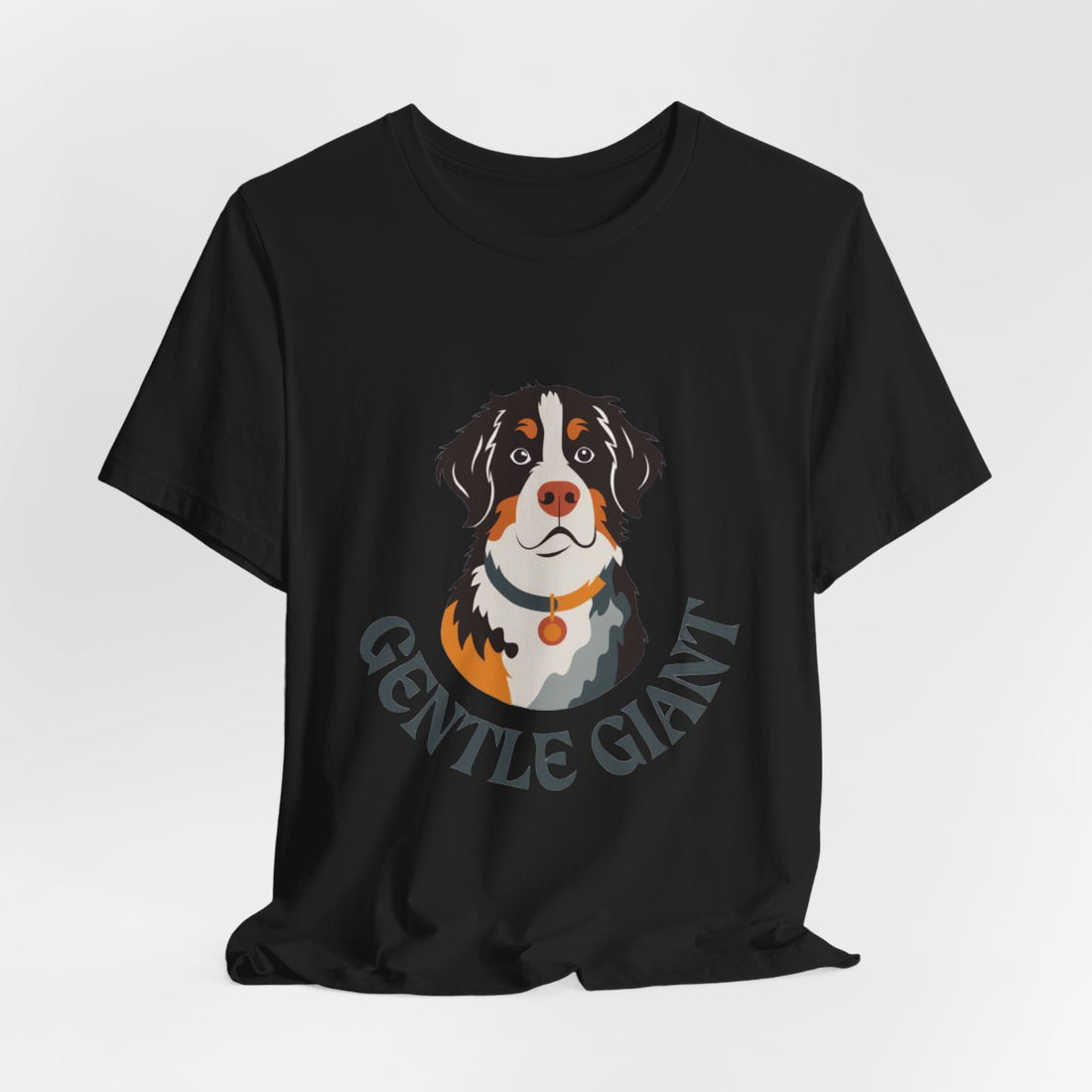 Black — Hanging | Bernese Mountain Dog Gentle Giant Men's Tee