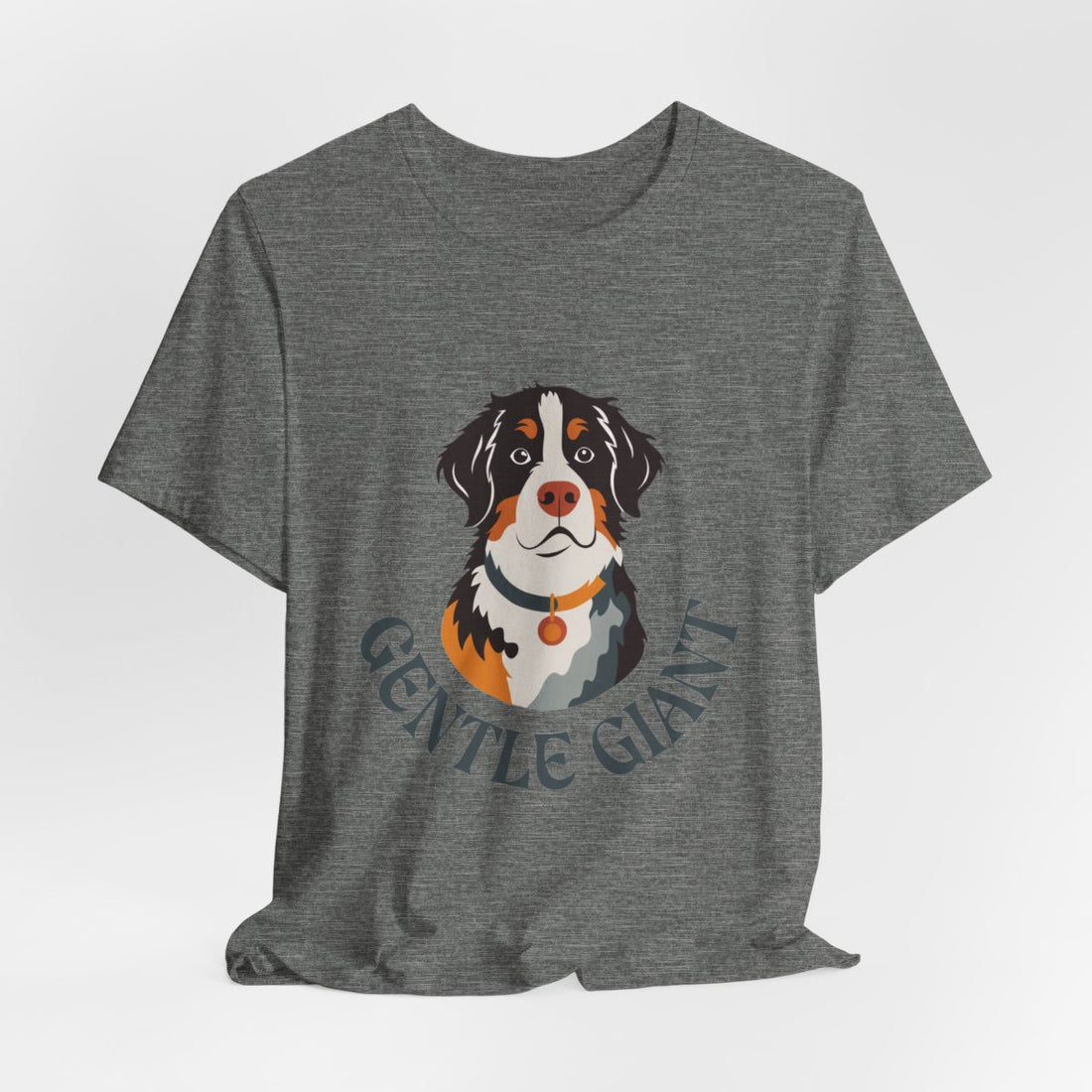 Deep Heather — Hanging | Bernese Mountain Dog Gentle Giant Men's Tee
