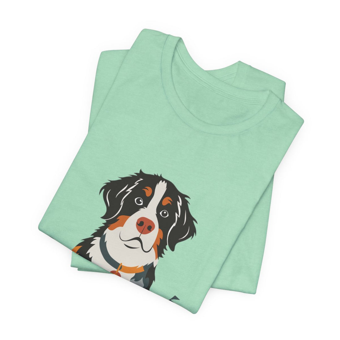 Heather Mint — Folded | Bernese Mountain Dog Gentle Giant Men's Tee