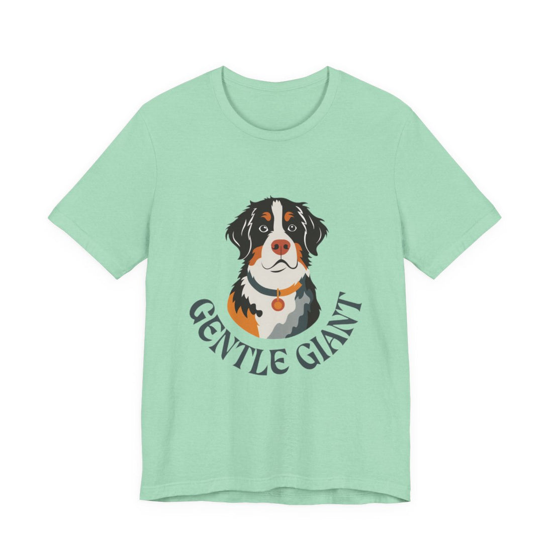 Heather Mint — Front | Bernese Mountain Dog Gentle Giant Men's Tee