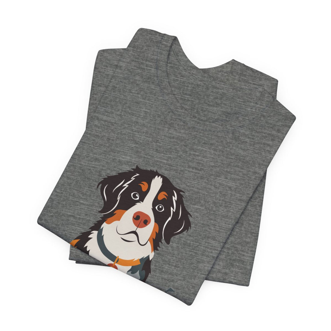 Deep Heather — Folded | Bernese Mountain Dog Gentle Giant Men's Tee