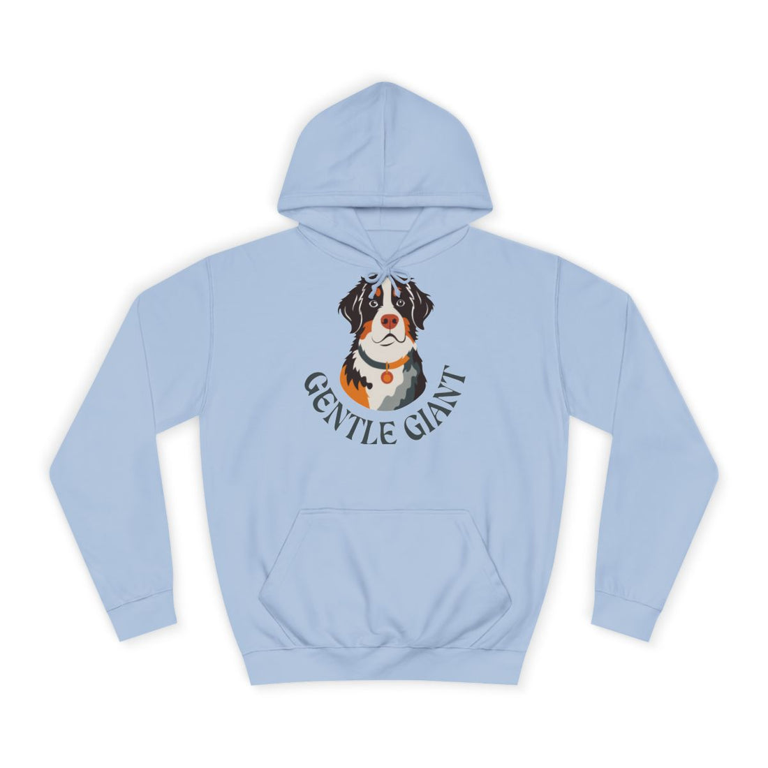 Sky Blue — Front | Bernese Mountain Dog — The Gentle Giant Hoodie