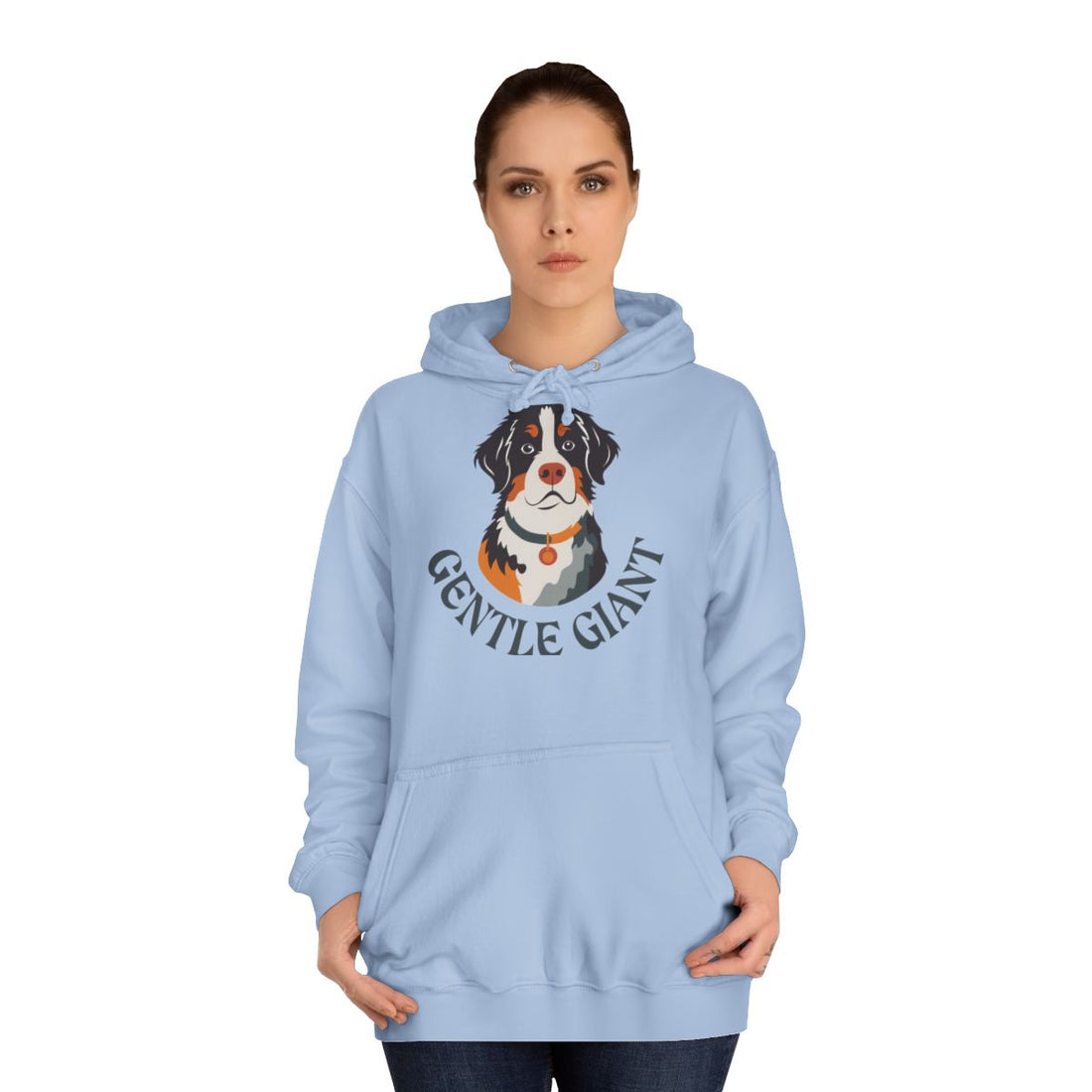 Sky Blue — Lifestyle | Bernese Mountain Dog — The Gentle Giant Hoodie