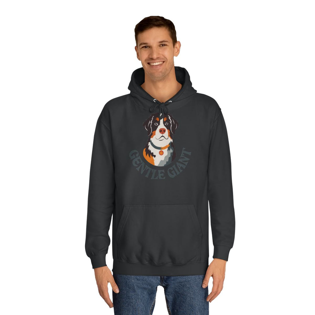 Jet Black — Lifestyle | Bernese Mountain Dog — The Gentle Giant Hoodie