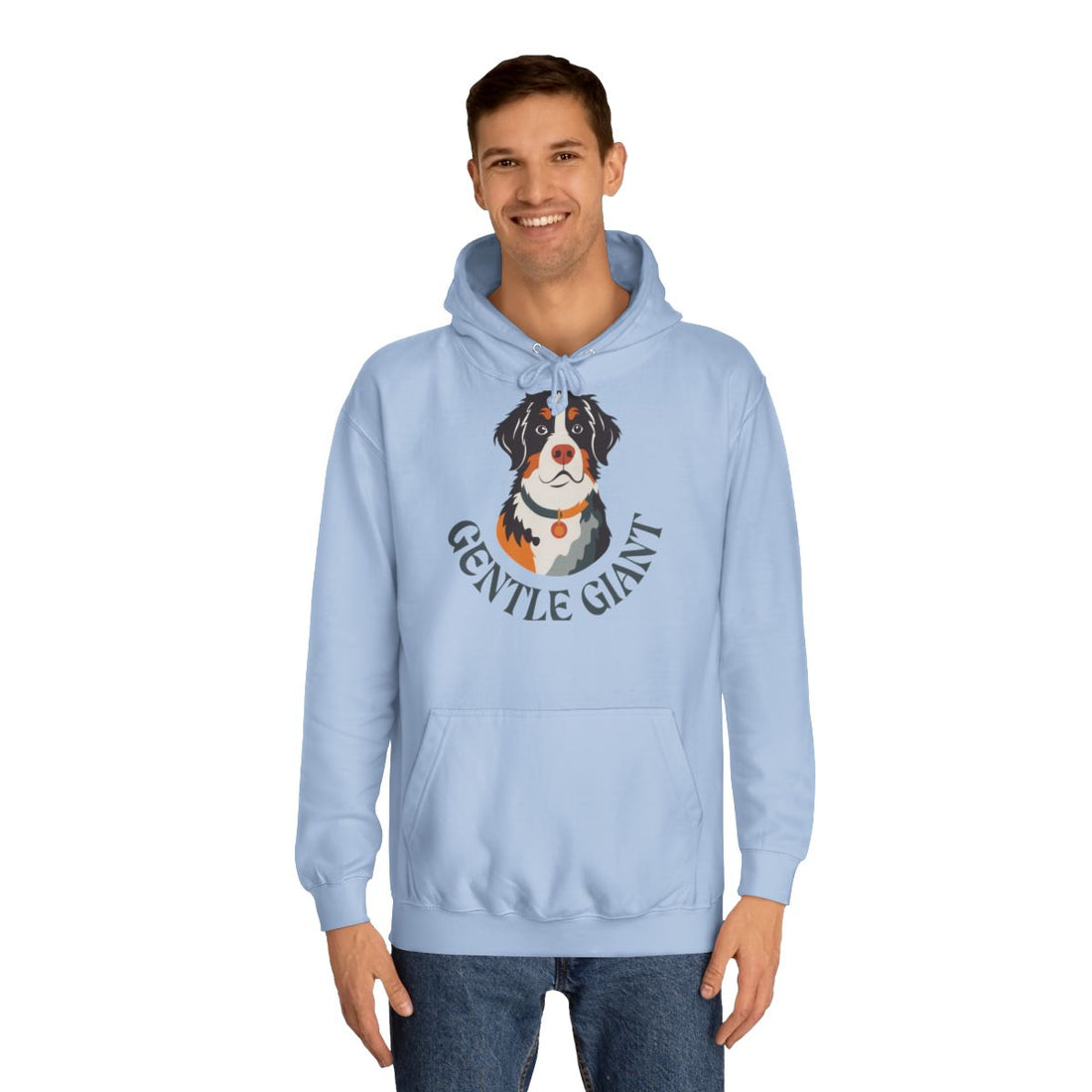 Sky Blue — Lifestyle | Bernese Mountain Dog — The Gentle Giant Hoodie