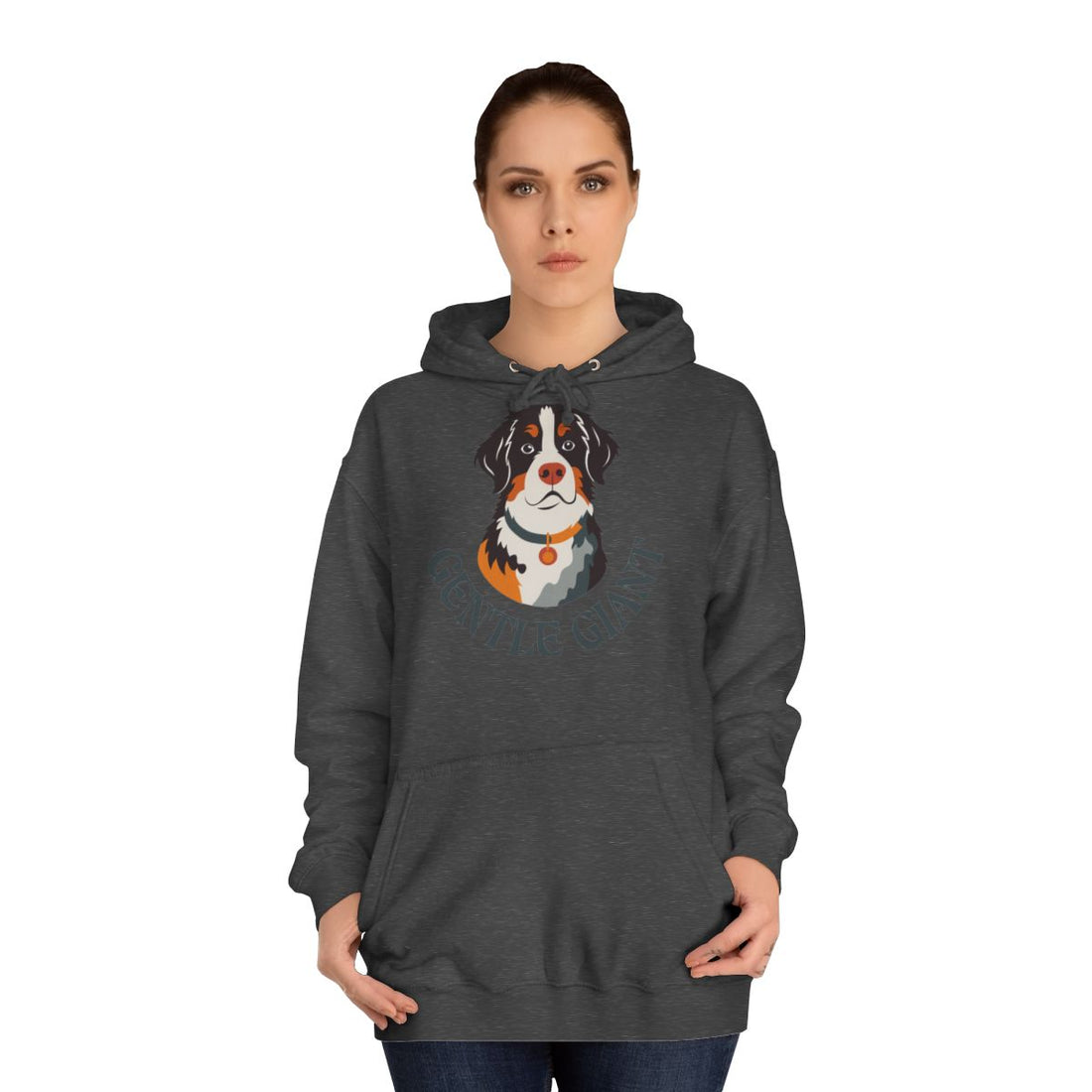 Charcoal — Lifestyle | Bernese Mountain Dog — The Gentle Giant Hoodie