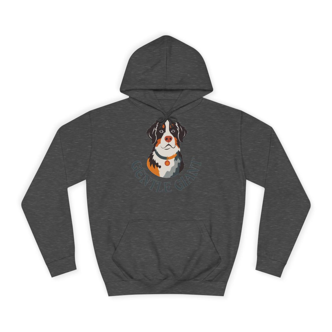 Charcoal — Front | Bernese Mountain Dog — The Gentle Giant Hoodie