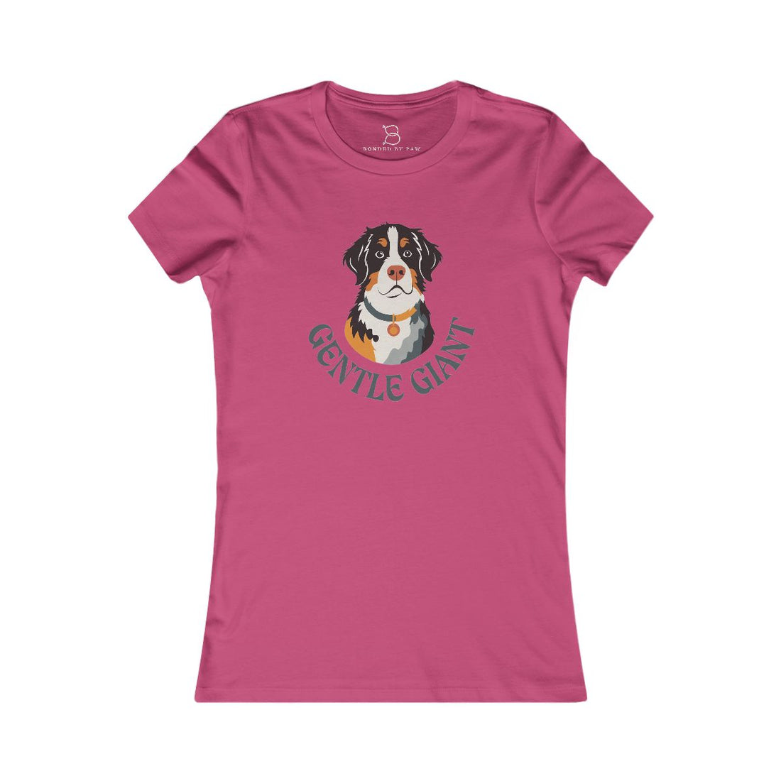 Berry — Front | Bernese Mountain Dog Women's Tee — The Gentle Giant