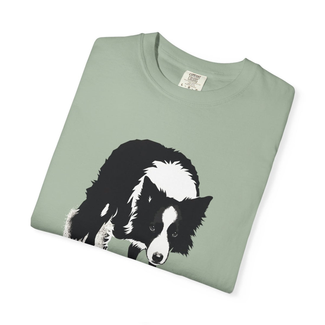 Bay — Folded | Border Collie 'Supervisor' Garment-Dyed Tee