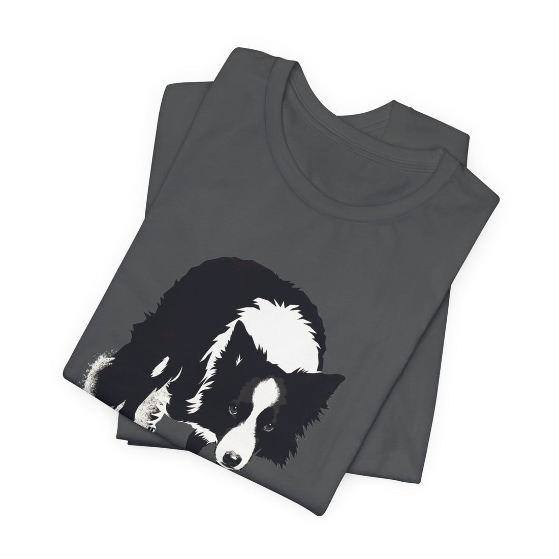 Asphalt — Folded | Border Collie 'Supervisor' Tee