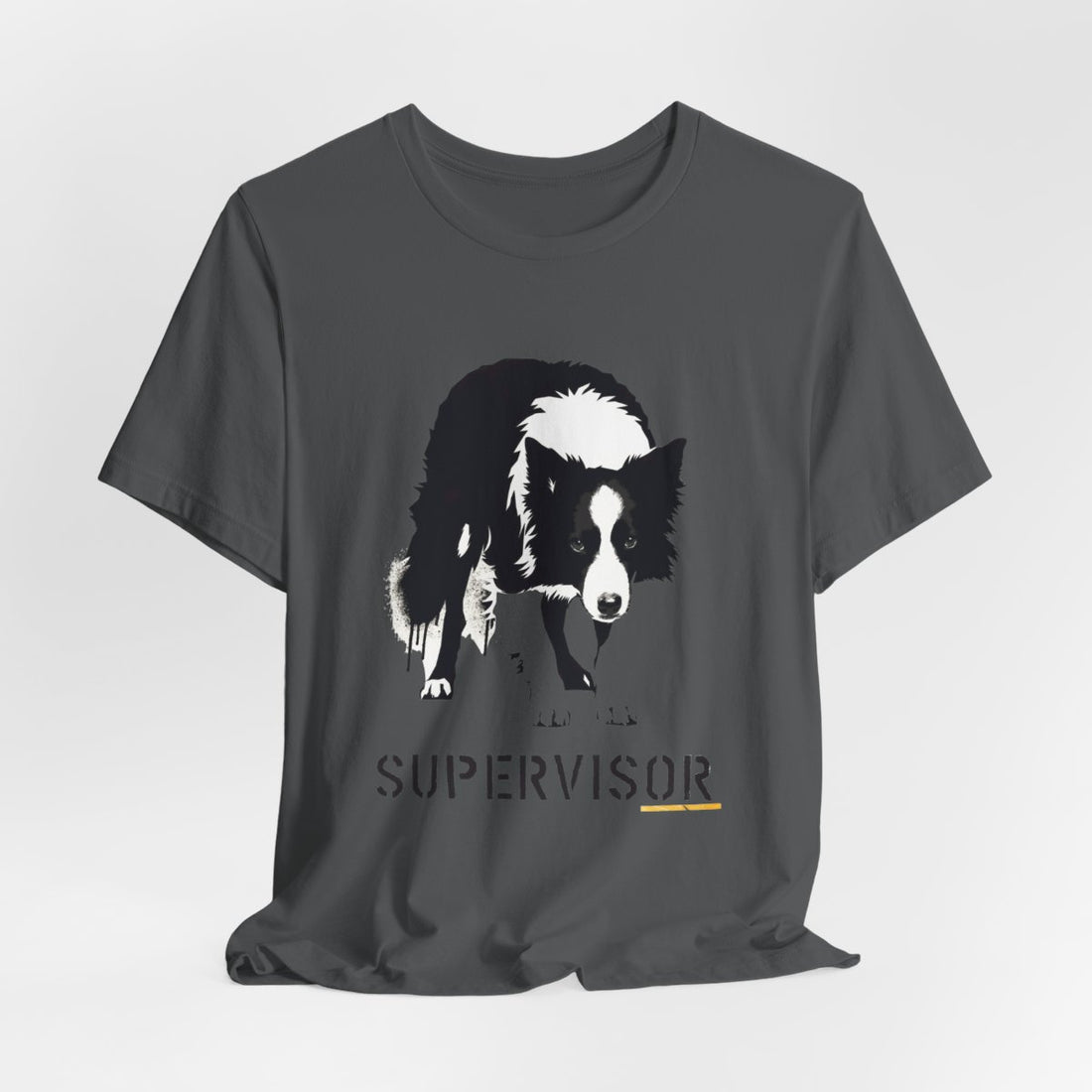 Asphalt — Hanging | Border Collie 'Supervisor' Tee