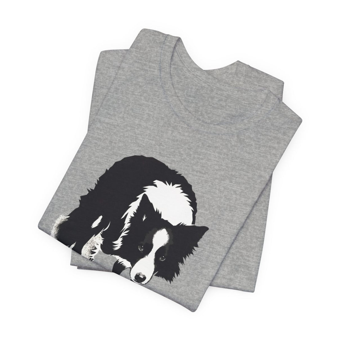Athletic Heather — Folded | Border Collie 'Supervisor' Tee