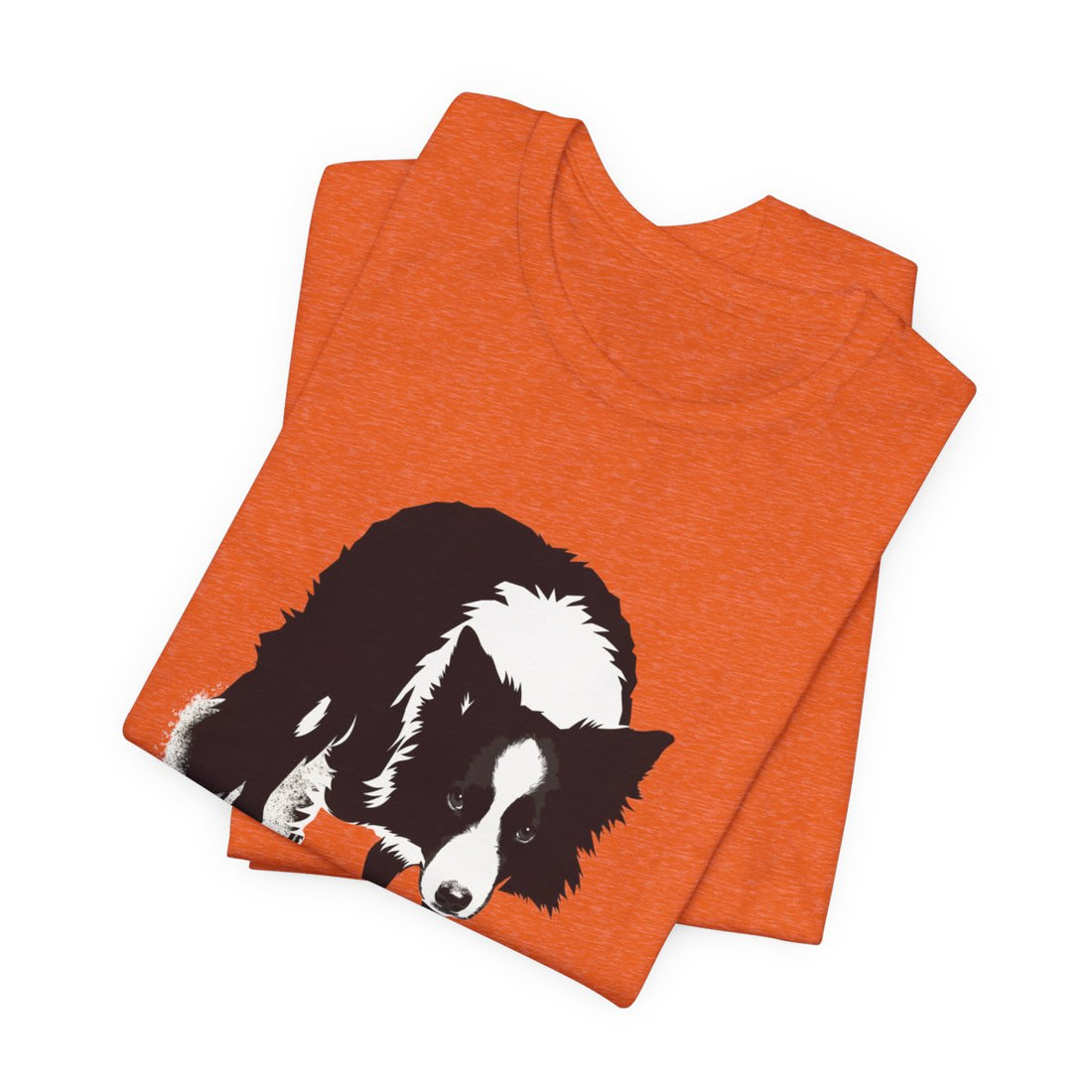 Heather Orange — Folded | Border Collie 'Supervisor' Tee