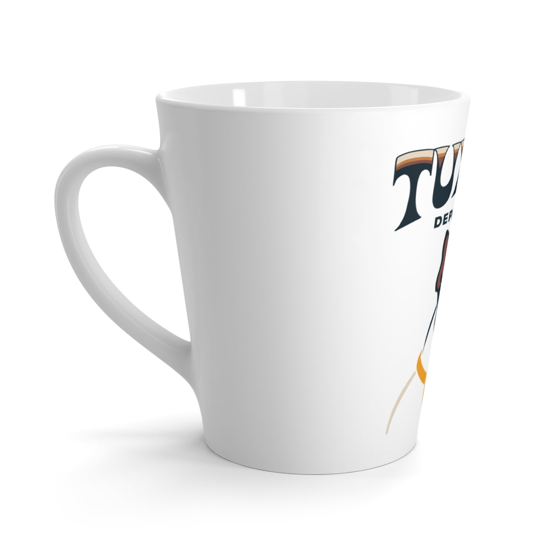Left side | Boston Terrier Latte Mug – Tuxedo Department