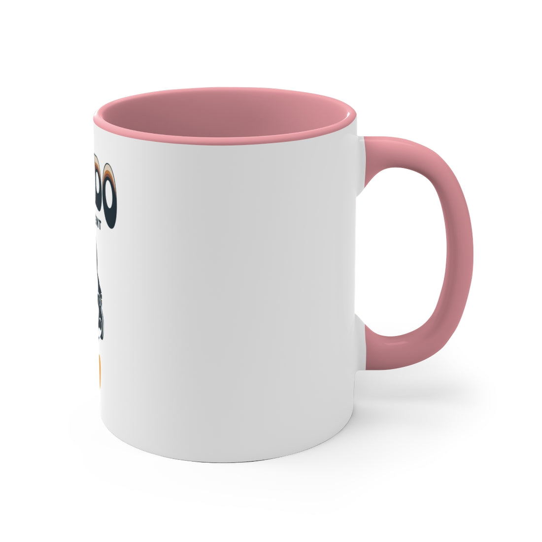 Pink — Right side | Boston Terrier Tuxedo Department Accent Mug