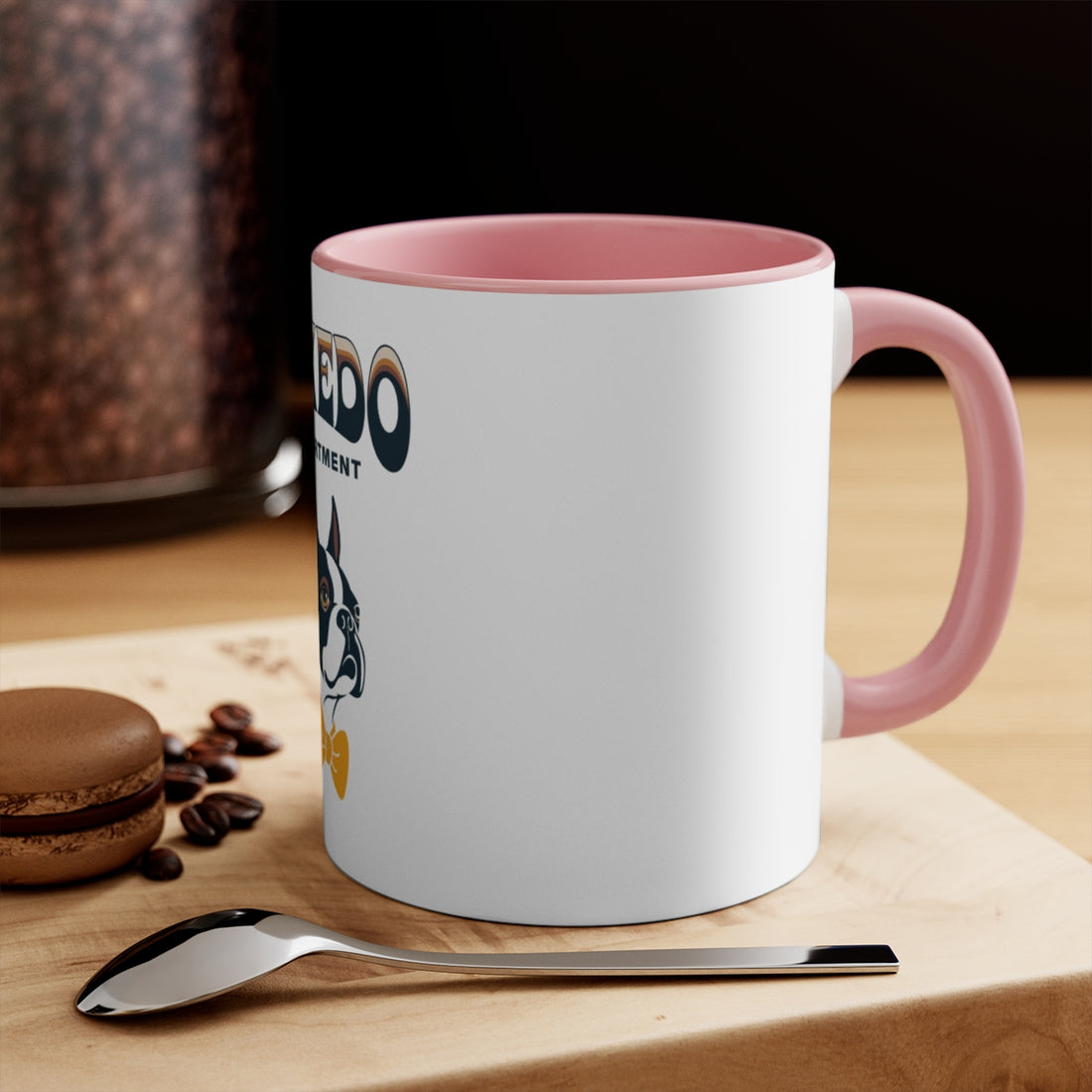 Pink — Lifestyle | Boston Terrier Tuxedo Department Accent Mug