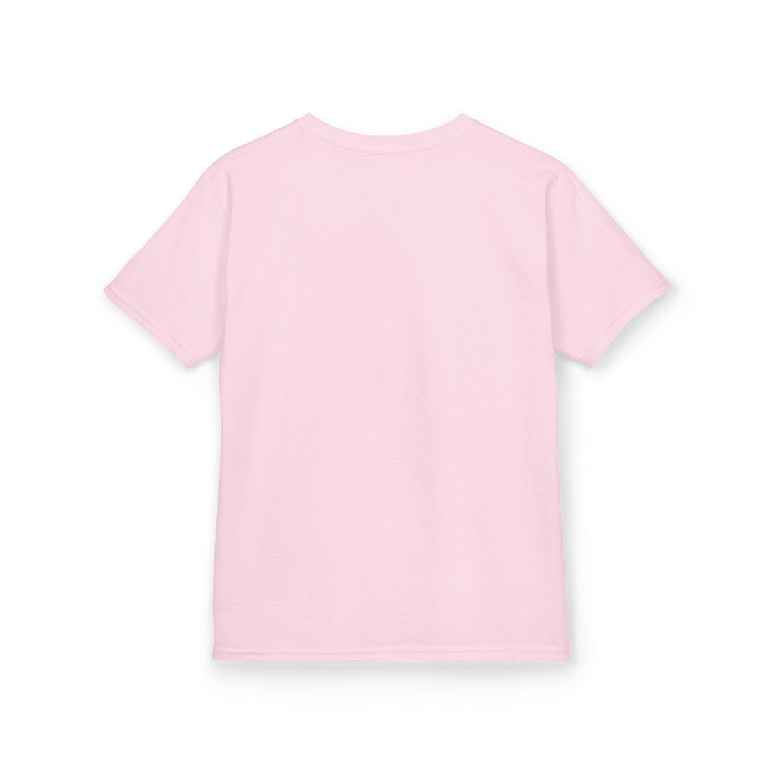 Light Pink — Back | Boston Terrier Tuxedo Department Kids Tee