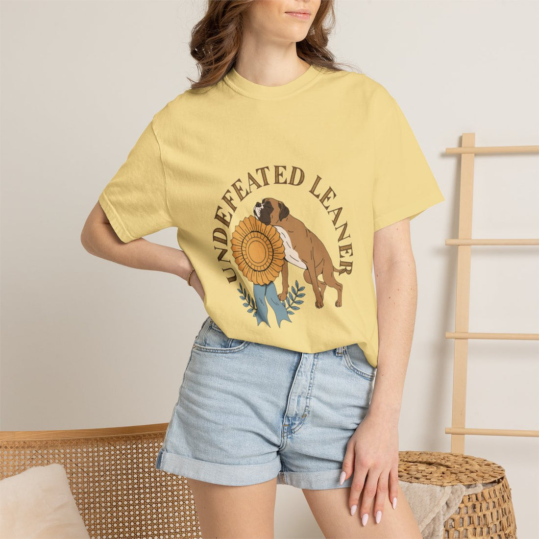 Butter — Lifestyle | Boxer 'Undefeated Leaner' Garment-Dyed Tee