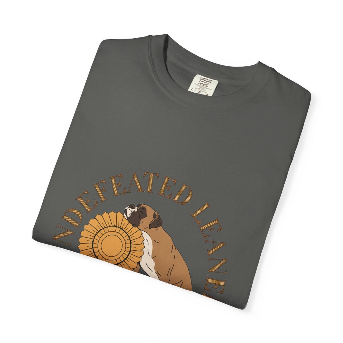 Pepper — Folded | Boxer 'Undefeated Leaner' Garment-Dyed Tee