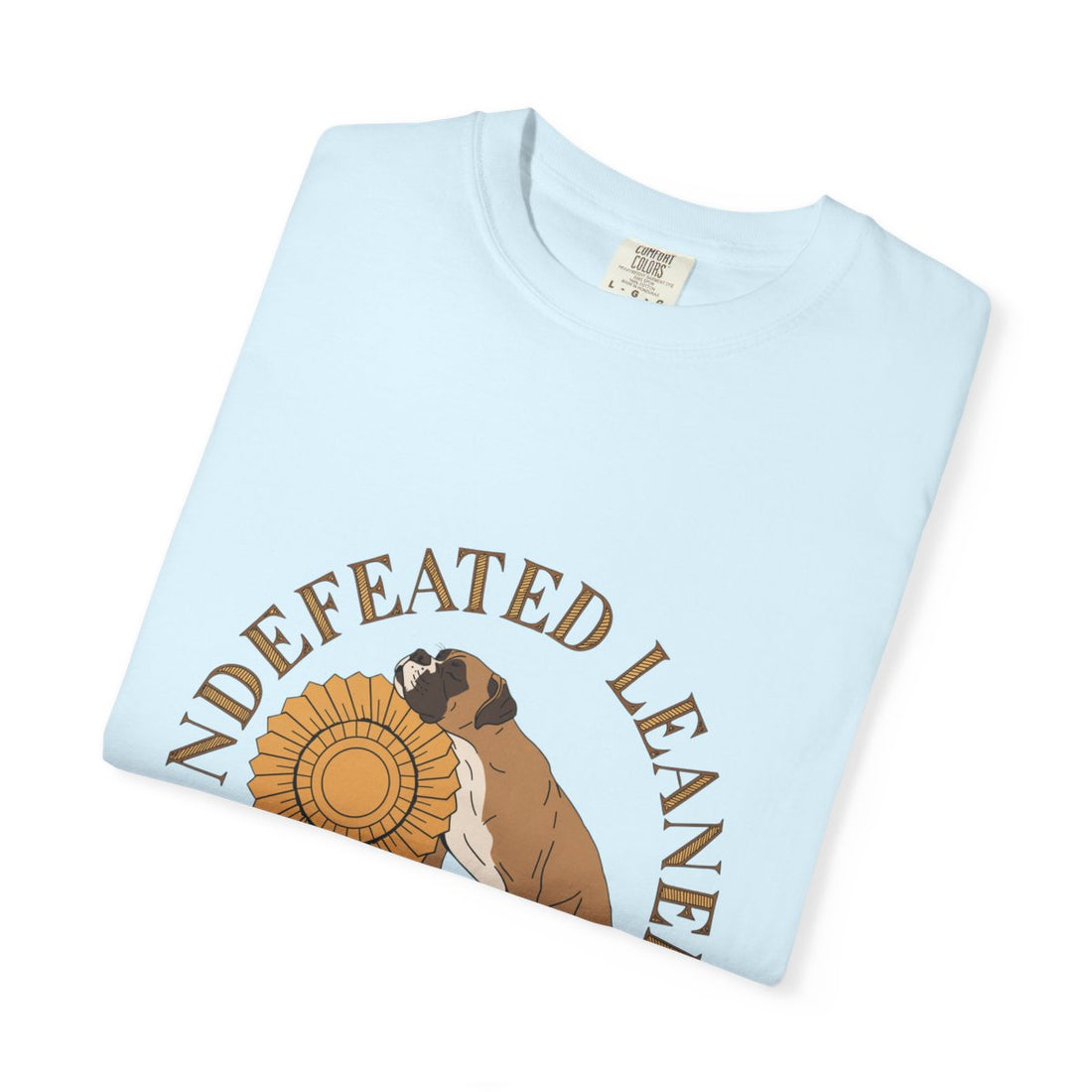 Chambray — Folded | Boxer 'Undefeated Leaner' Garment-Dyed Tee
