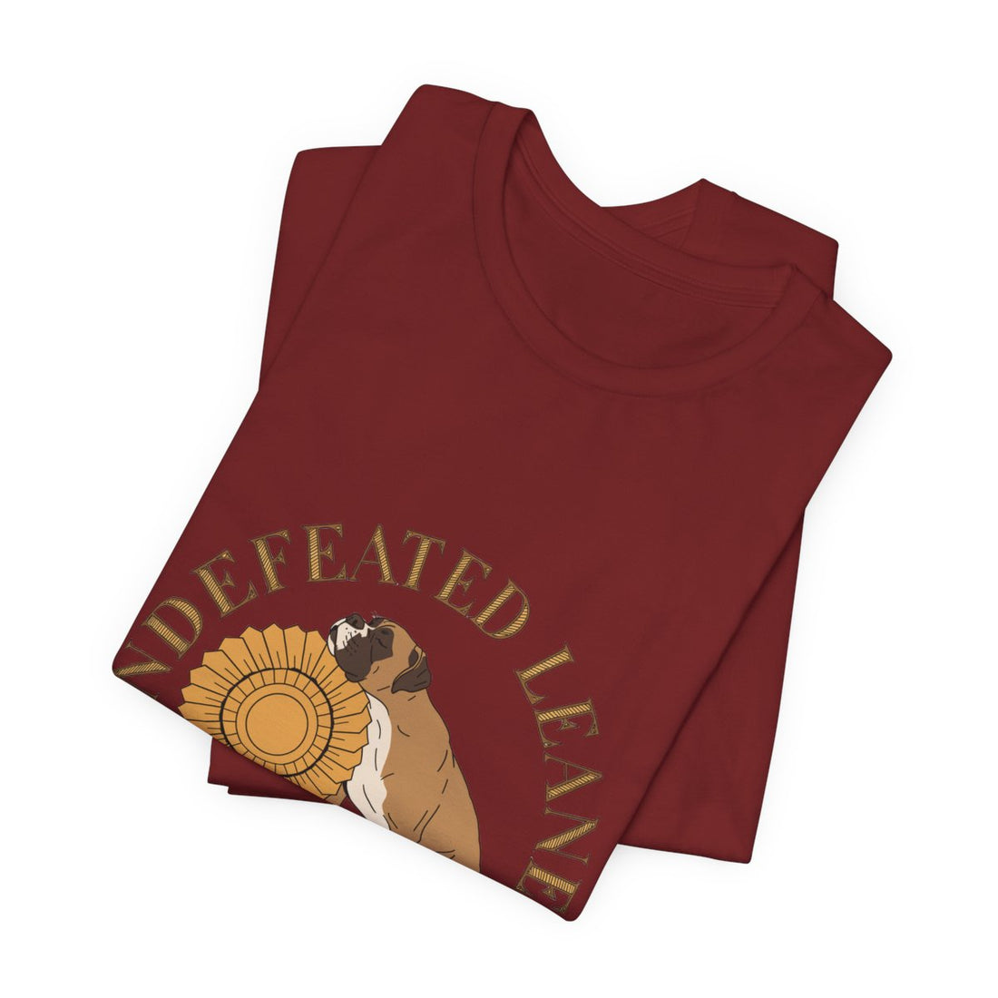 Cardinal — Folded | Boxer 'Undefeated Leaner' Tee