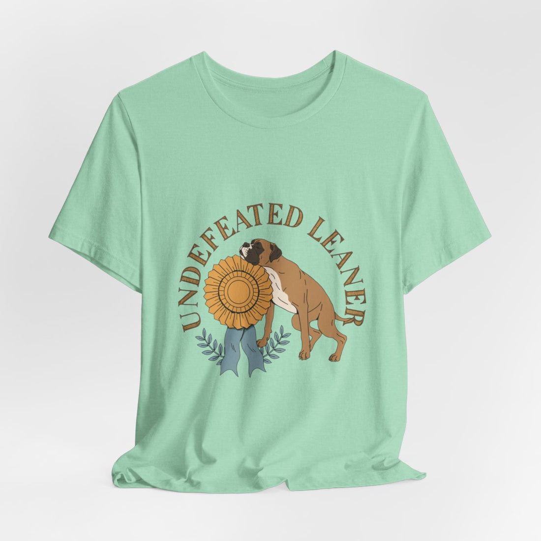 Heather Mint — Hanging | Boxer 'Undefeated Leaner' Tee