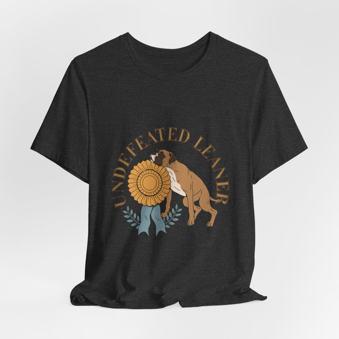 Dark Grey Heather — Hanging | Boxer 'Undefeated Leaner' Tee