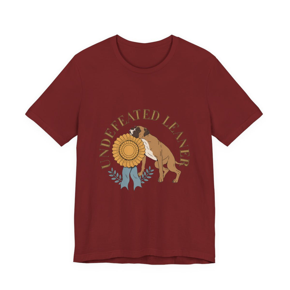 Cardinal — Front | Boxer 'Undefeated Leaner' Tee