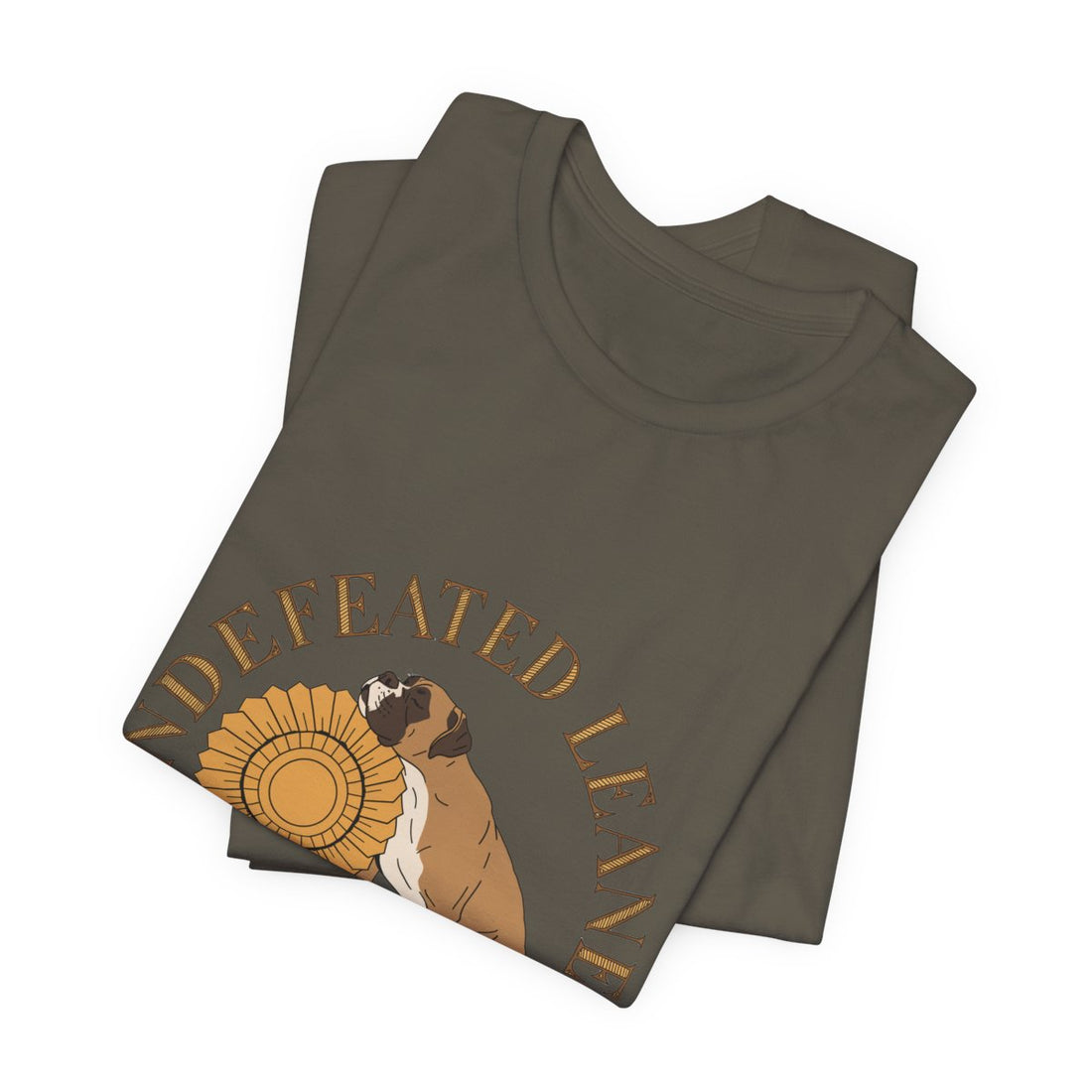 Army — Folded | Boxer 'Undefeated Leaner' Tee