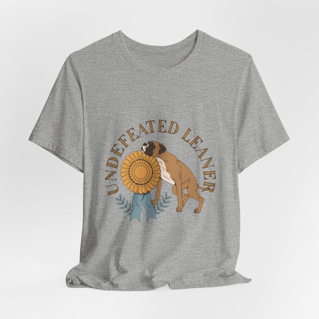 Athletic Heather — Hanging | Boxer 'Undefeated Leaner' Tee
