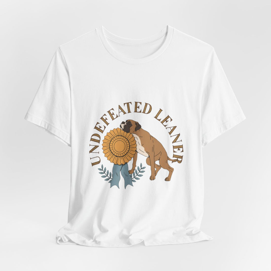 White — Hanging | Boxer 'Undefeated Leaner' Tee