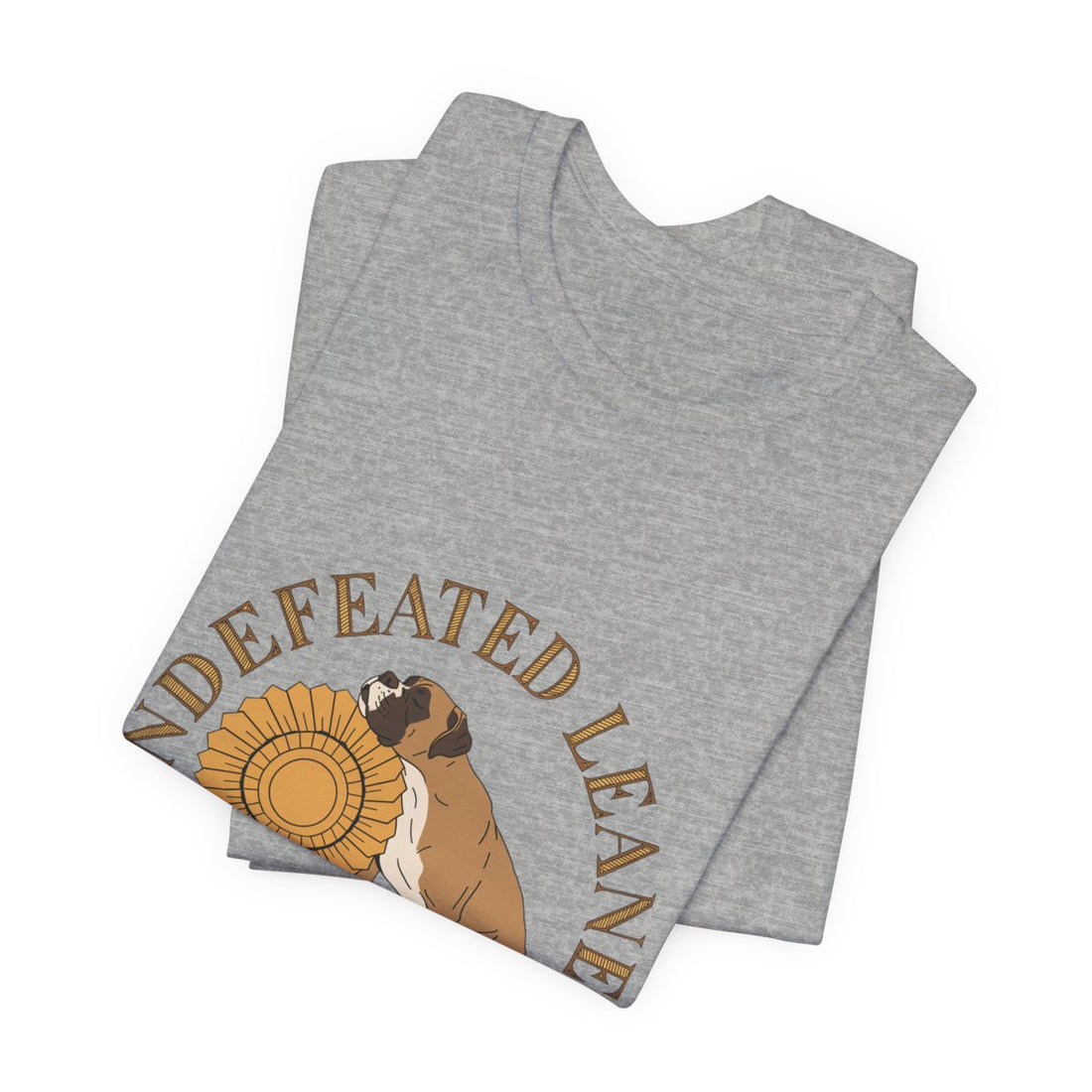 Athletic Heather — Folded | Boxer 'Undefeated Leaner' Tee