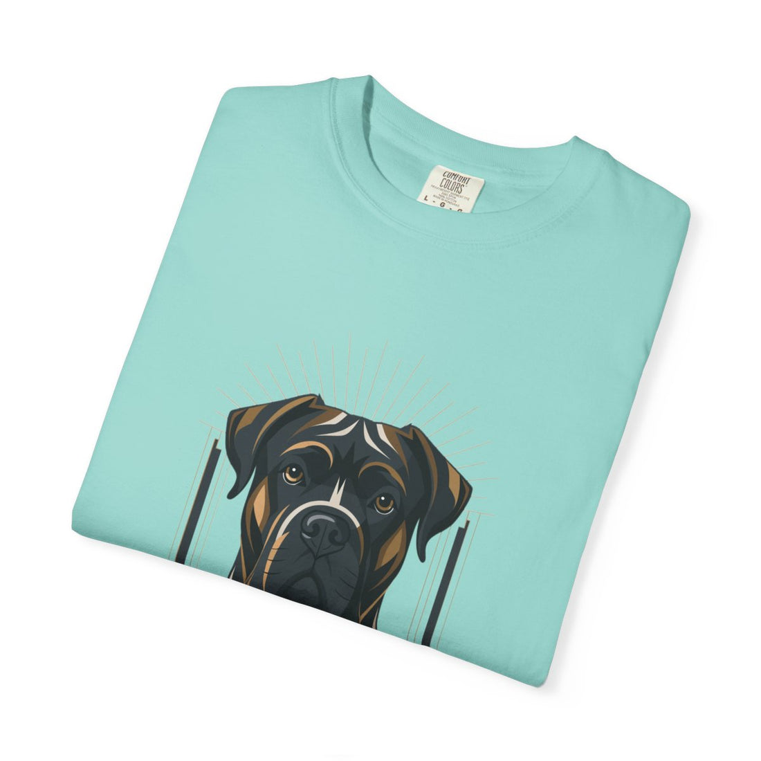 Chalky Mint — Folded | Cane Corso 'Soft-Hearted Tank' Garment-Dyed Tee