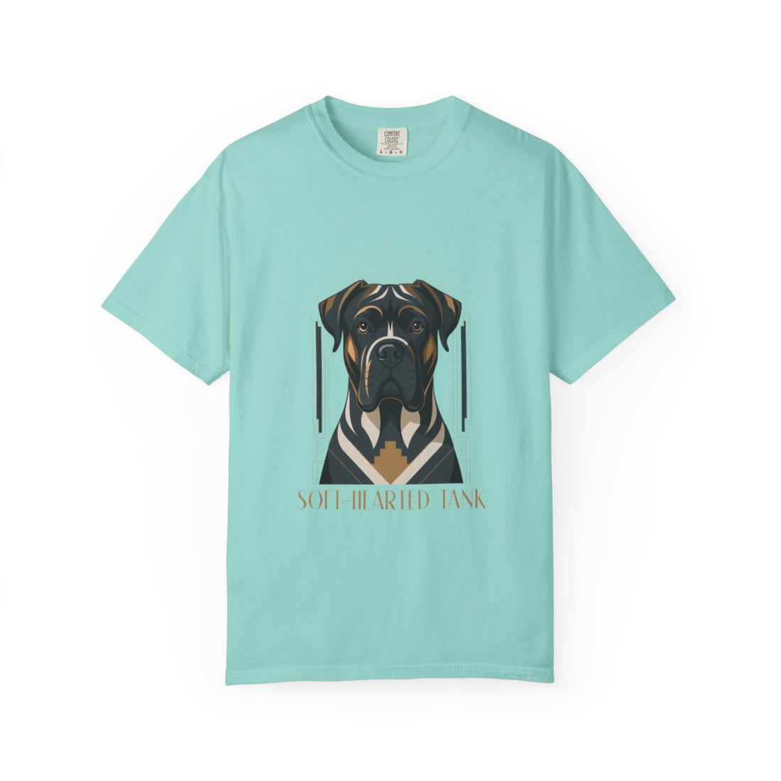 Chalky Mint — Front | Cane Corso 'Soft-Hearted Tank' Garment-Dyed Tee