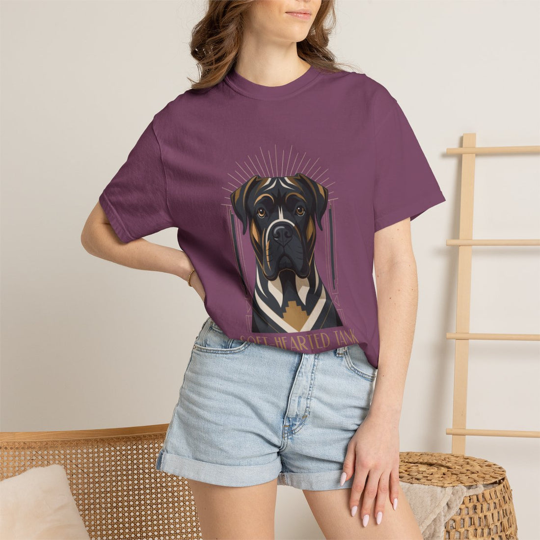 Berry — Lifestyle | Cane Corso 'Soft-Hearted Tank' Garment-Dyed Tee