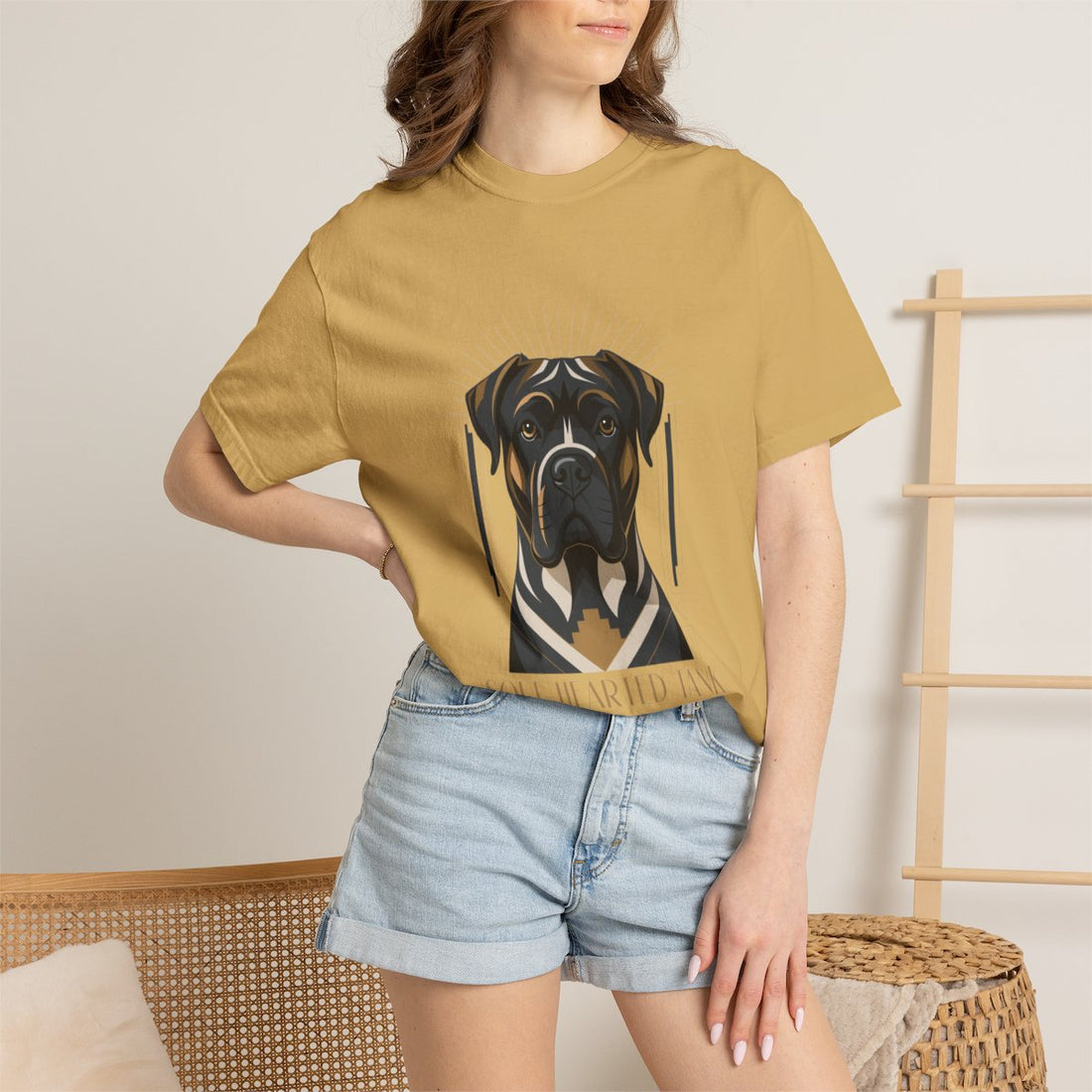 Mustard — Lifestyle | Cane Corso 'Soft-Hearted Tank' Garment-Dyed Tee