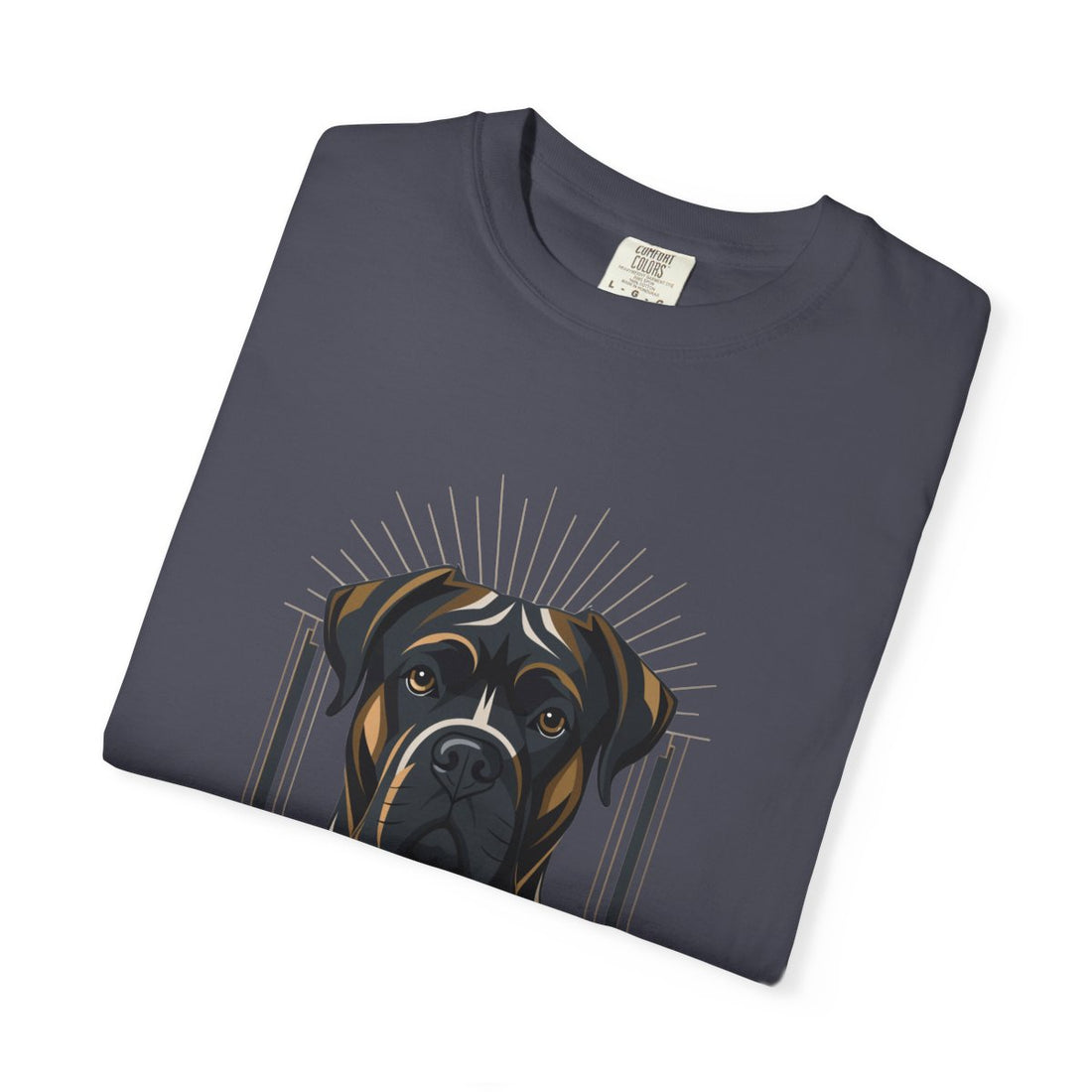 Navy — Folded | Cane Corso 'Soft-Hearted Tank' Garment-Dyed Tee