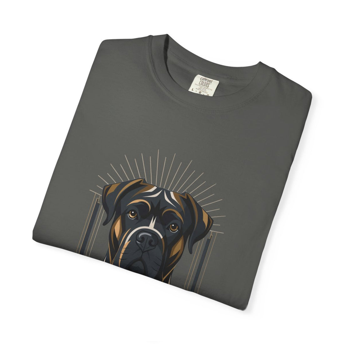 Pepper — Folded | Cane Corso 'Soft-Hearted Tank' Garment-Dyed Tee