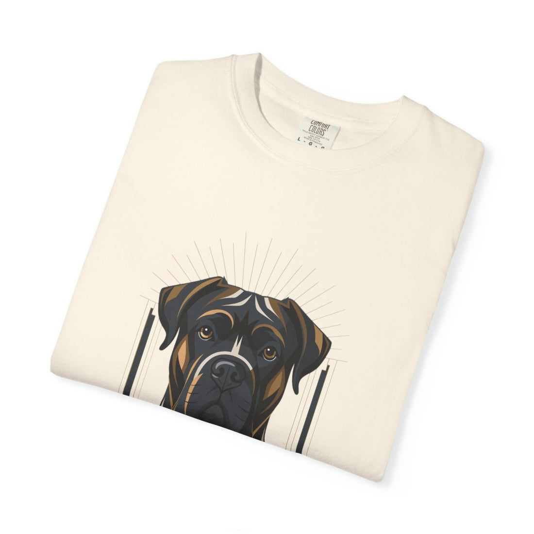 Ivory — Folded | Cane Corso 'Soft-Hearted Tank' Garment-Dyed Tee