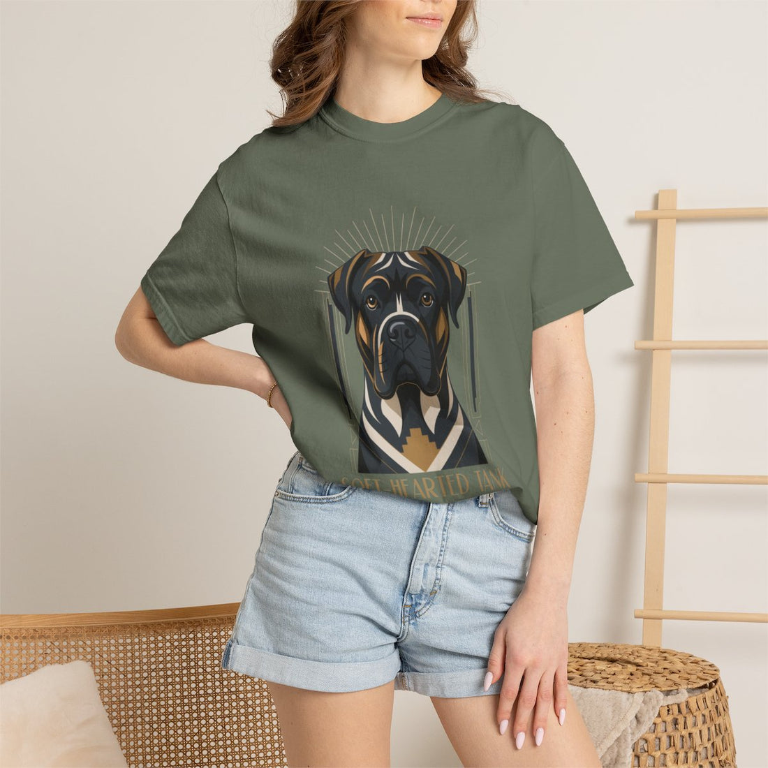 Moss — Lifestyle | Cane Corso 'Soft-Hearted Tank' Garment-Dyed Tee