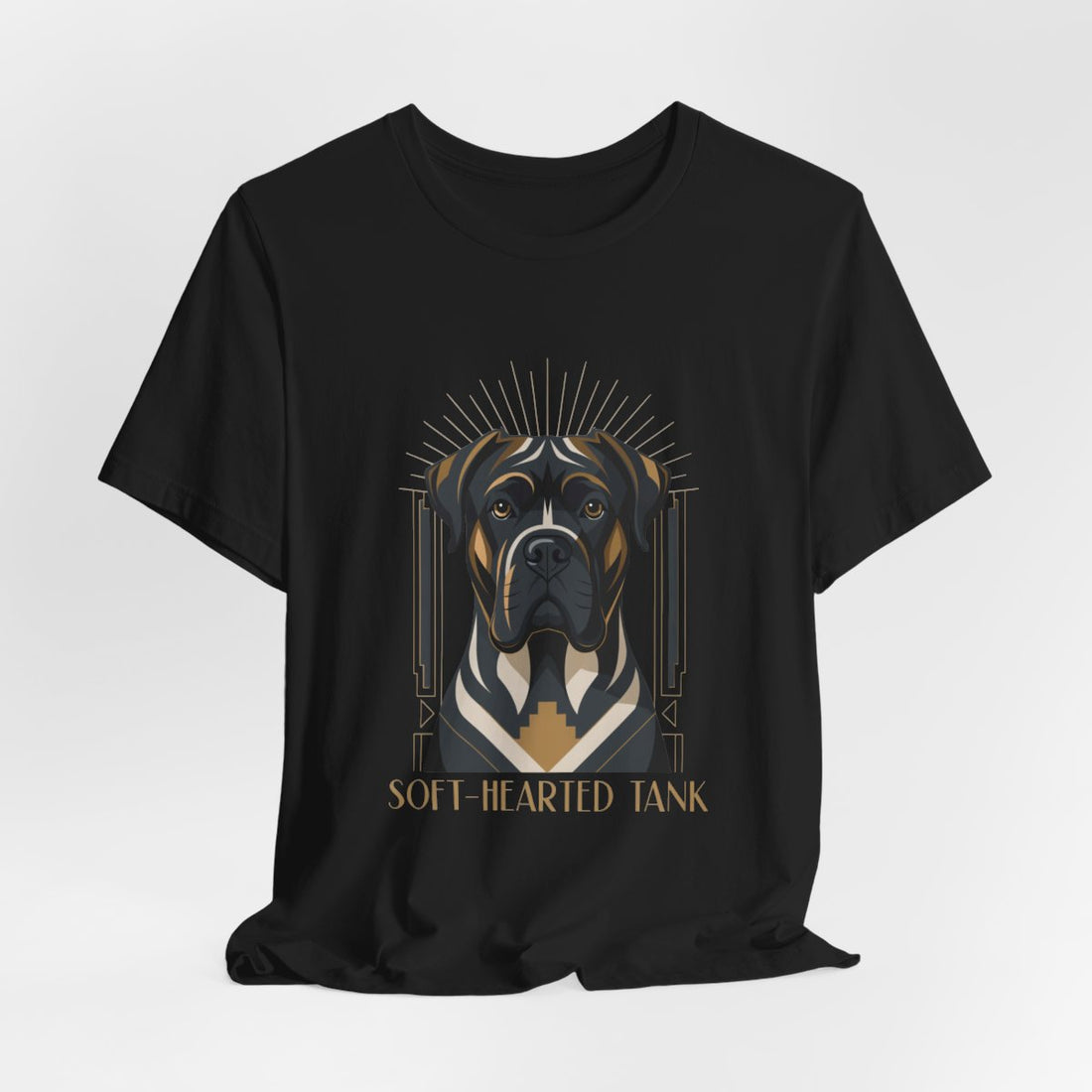 Black — Hanging | Cane Corso 'Soft-Hearted Tank' Tee