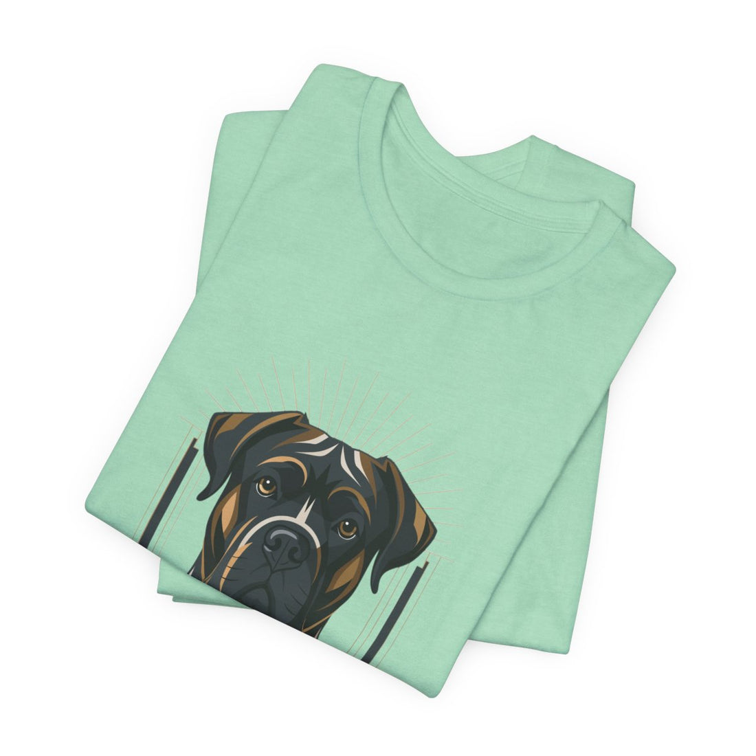 Heather Mint — Folded | Cane Corso 'Soft-Hearted Tank' Tee