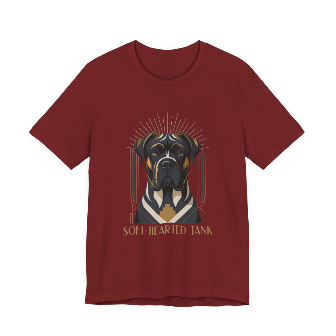 Cardinal — Front | Cane Corso 'Soft-Hearted Tank' Tee