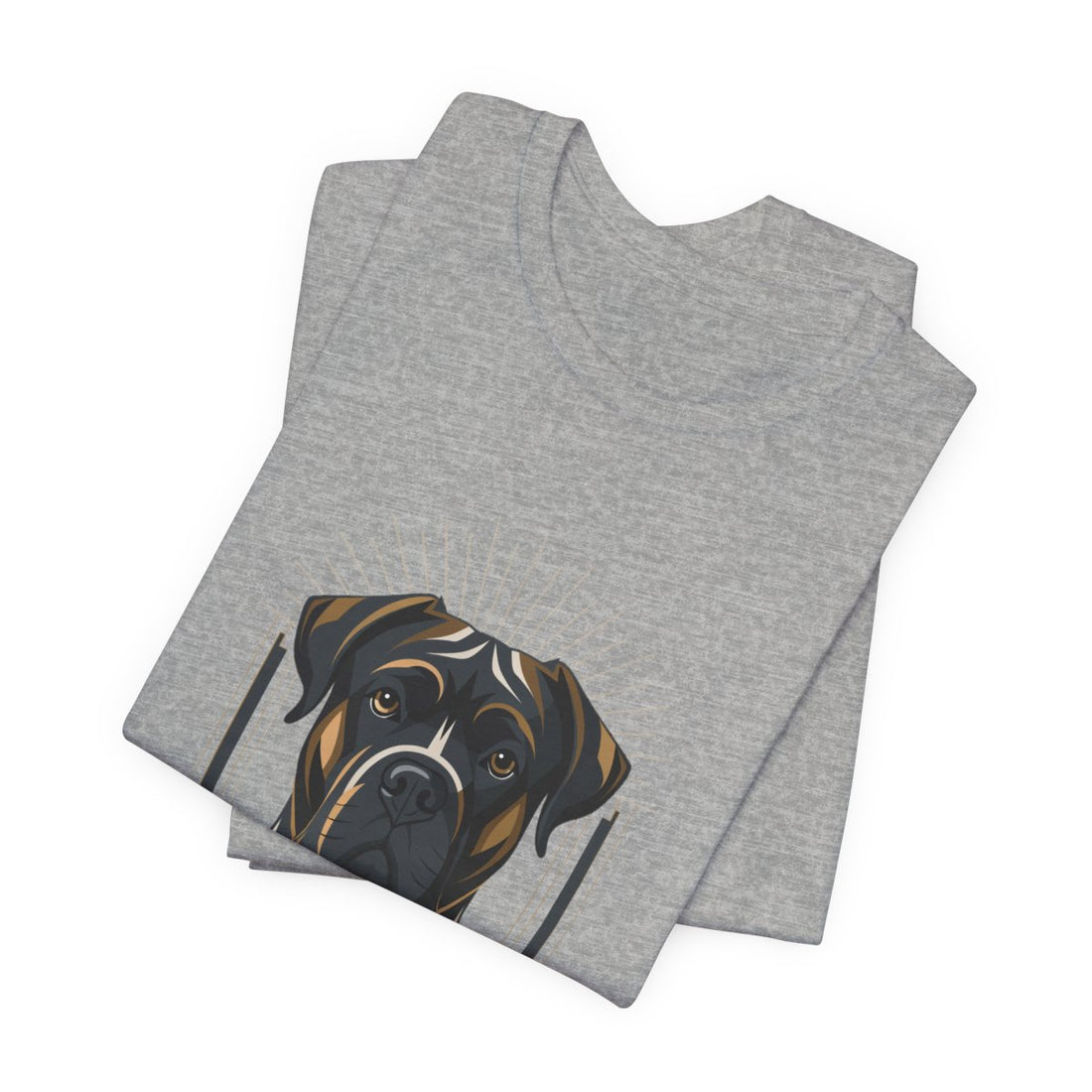 Athletic Heather — Folded | Cane Corso 'Soft-Hearted Tank' Tee