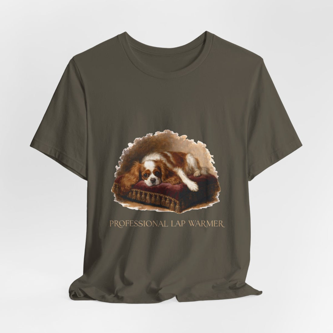 Army — Hanging | Cavalier King Charles Spaniel 'Professional Lap Warmer' Tee