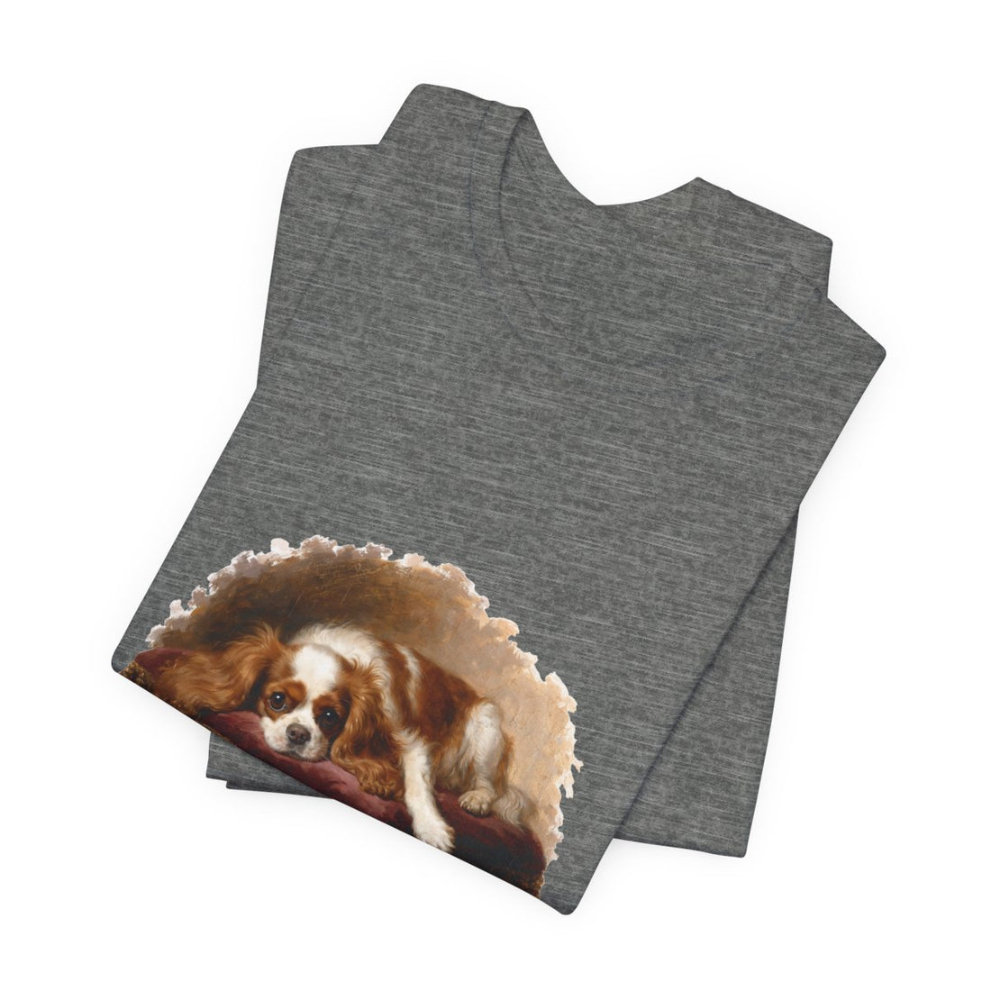 Deep Heather — Folded | Cavalier King Charles Spaniel 'Professional Lap Warmer' Tee