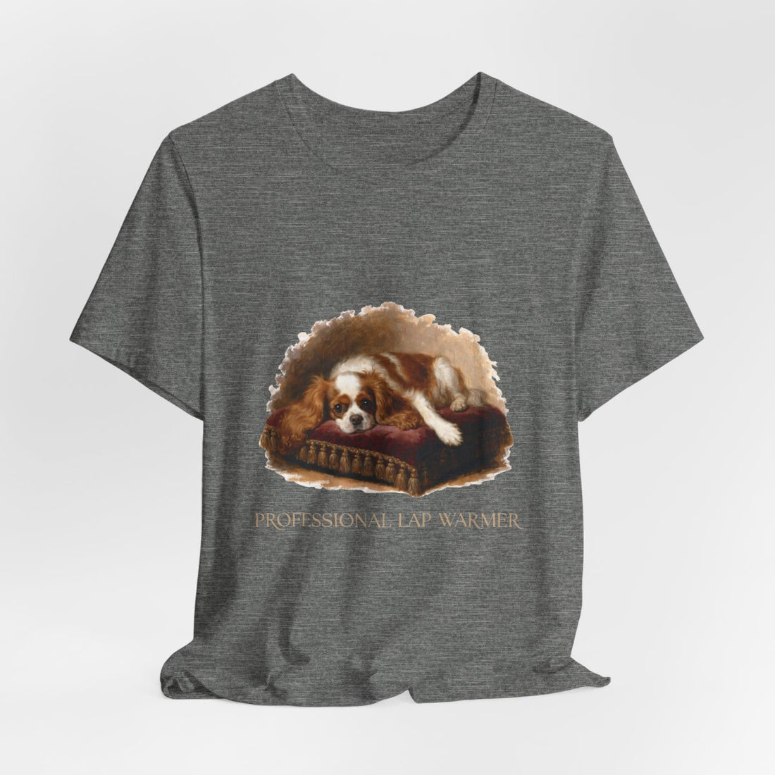 Deep Heather — Hanging | Cavalier King Charles Spaniel 'Professional Lap Warmer' Tee