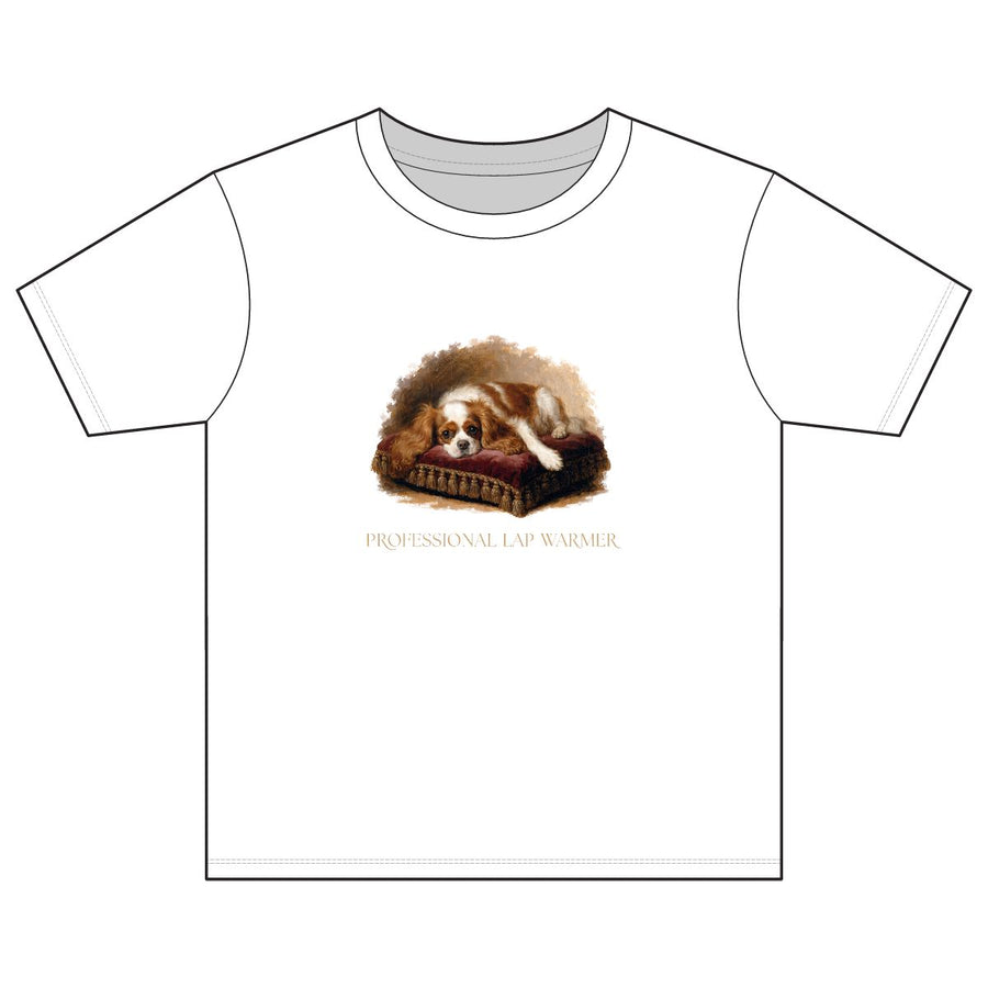 Cavalier King Charles Spaniel 'Professional Lap Warmer' Youth Tee