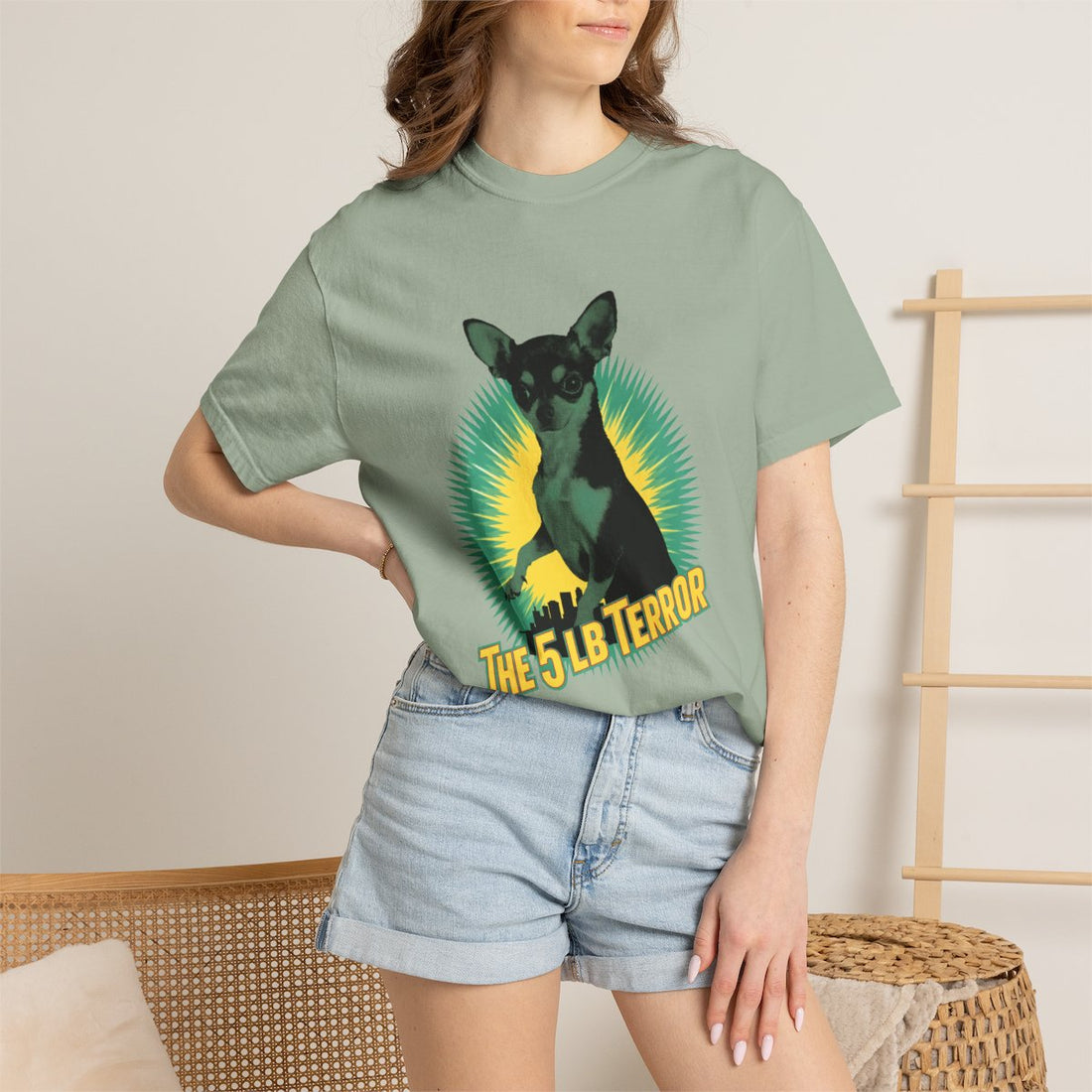 Bay — Lifestyle | Chihuahua 'The 5 LB Terror' Garment-Dyed Tee