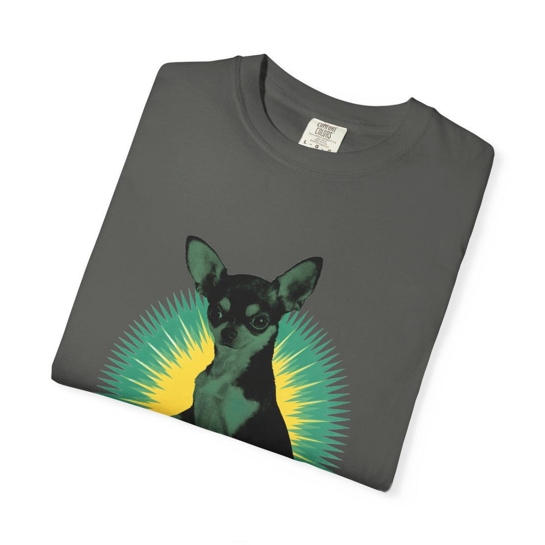 Pepper — Folded | Chihuahua 'The 5 LB Terror' Garment-Dyed Tee